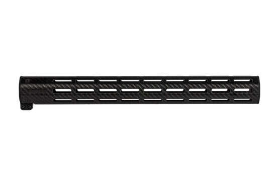 The Faxon Streamline Carbon fiber handguard is 17 inches in length for competition ar15 rifles
